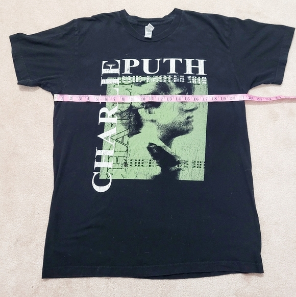 Charlie Puth Voicenotes 2018 black Concert T-shirt 100% Cotton Unisex Size Large - Picture 4 of 9